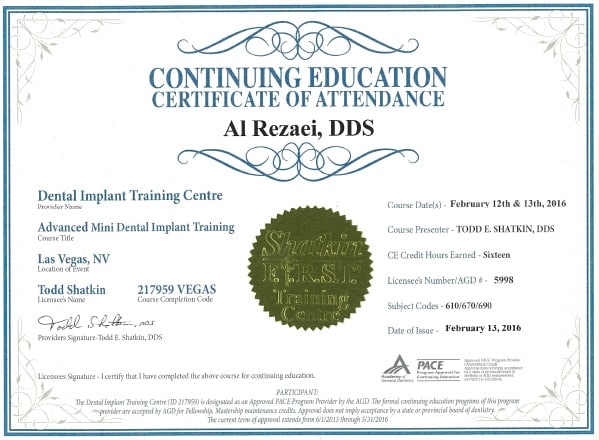 certificate continuing education